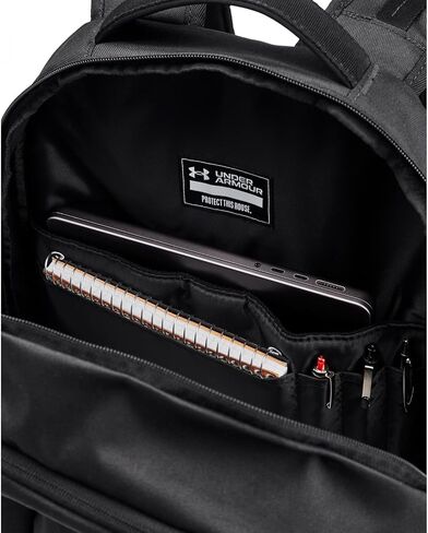 Under Armour Unisex, Hustle 6.0 Pro Backpack (003) Black Full Heather/Black/Black One Size Fits Most in Saudi Arabia