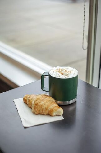FIFTY/FIFTY T15000002 15oz - Forest Green Camp Mug - Smoke Slide Lid in Saudi Arabia