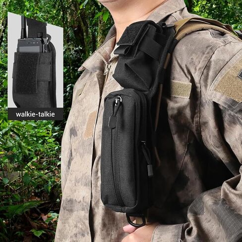 AZB قطعتان من حقيبة إكسسوارات مولي من نسخة جيب بسحاب مزدوج، حقيبة ظهر بحزام كتف وحقيبة كتف إضافية in Kuwait