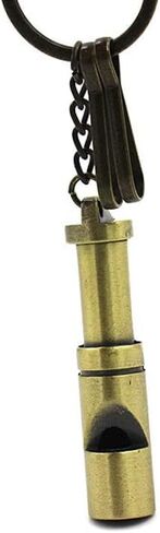 Emergency Whistle Survival Whistle Safety Whistle Vintage Whistle with Keychain for Hiking Camping Sports in Kuwait