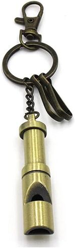 Emergency Whistle Survival Whistle Safety Whistle Vintage Whistle with Keychain for Hiking Camping Sports in Kuwait