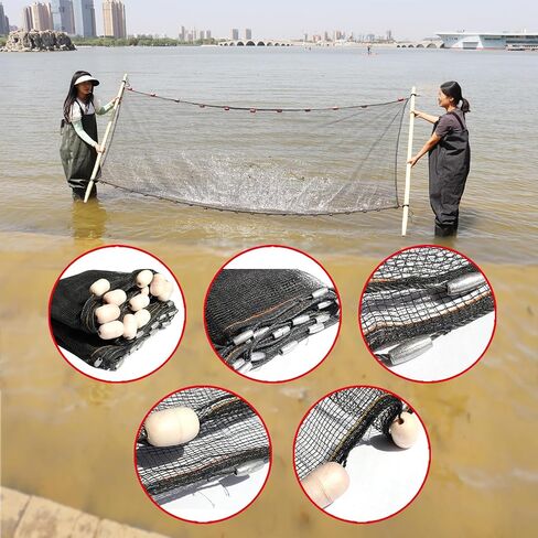 Professional Seine Net | Ultra Strong | Maximizes Catch | Ideal for Both Commercial and Recreational Fishing | Multiple in Saudi Arabia