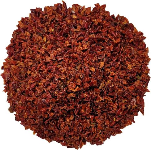 Red BELL Peppers 1 Pound Bulk Bag-Heat Sealed to Maintain Freshness-Crushed & Dried Spice Seasoning in Saudi Arabia