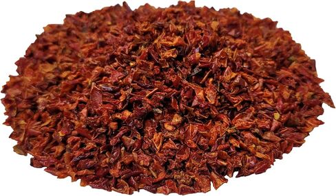 Red BELL Peppers 1 Pound Bulk Bag-Heat Sealed to Maintain Freshness-Crushed & Dried Spice Seasoning in Saudi Arabia