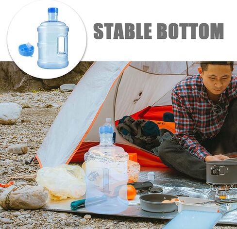 BESPORTBLE 1 Set Pure Bucket 5 Gallon Water Bottle 2 Gallon Water Jug Large Capacity Water Jug Water Dispenser Jug Handle Design Water Jug Big Water Bottle Water Bottles Pc Portable Travel Rv in Saudi Arabia