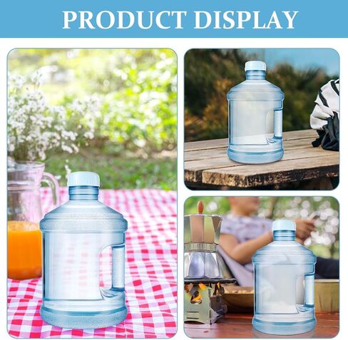 BESPORTBLE 1 Set Pure Bucket 5 Gallon Water Bottle 2 Gallon Water Jug Large Capacity Water Jug Water Dispenser Jug Handle Design Water Jug Big Water Bottle Water Bottles Pc Portable Travel Rv in Saudi Arabia
