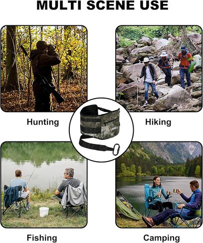 MDSTOP Portable Outdoor Toilet Solution, Durable & Versatile Strap with Buckle, Relieve Leg Fatigue and Free Your Hands, Suitable for Camping, Hiking, Fishing, Hunting in Saudi Arabia