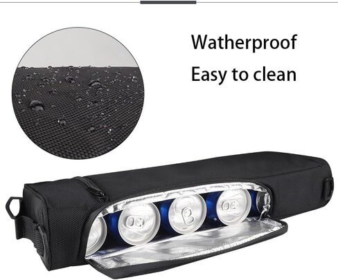 Golf Cooler Bag - Golf Accessories for Men and Small Soft Cooler Bags Insulated Beer Cooler Holds a 6 Pack of Cans or Two Bottles of Wine, Fits in Most Golf Sports Bags，Golf Accessories for Men in Saudi Arabia