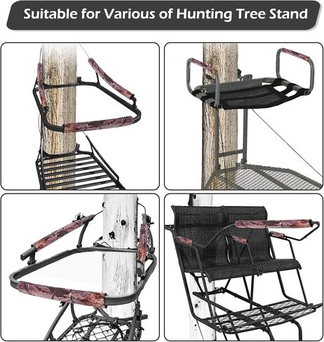 منصات السكك الحديدية حامل الشجرة، 18 بوصة منصات السكك الحديدية استبدال الأخشاب كامو Treestand الذراع مساند منصات الصيد شجرة حامل الملحقات لسلم ترايبود تسلق شجرة المدرجات in Kuwait