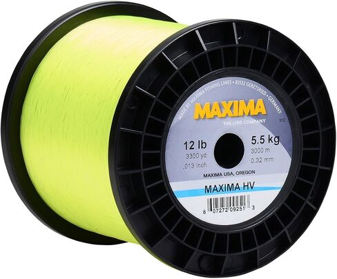 Maxima Fishing Line Service Spools, High Visibility Yellow in Kuwait