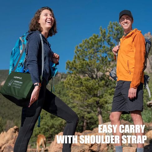 HOMFUL 2 Pack Widened Camping Chair Ultra Light Portable Folding Backpacking Chair with Side Pockets Breathable Mesh Structure Aluminum Frame with Carrying Bag for Outdoors,Camping,Hiking,Beach,Picnic in Saudi Arabia