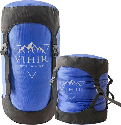 Compression Sack, Sleeping Bag Stuff Sack fit Camping, Hiking, and Backpacking - Water-Resistant Nylon, Ultralight Design, 12L/17L/21L in Saudi Arabia