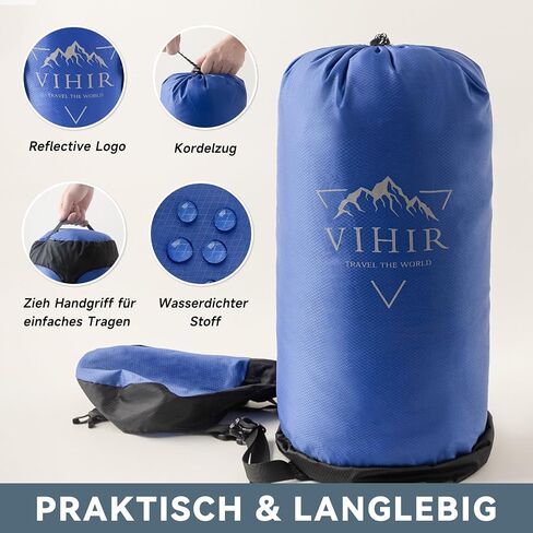 Compression Sack, Sleeping Bag Stuff Sack fit Camping, Hiking, and Backpacking - Water-Resistant Nylon, Ultralight Design, 12L/17L/21L in Saudi Arabia