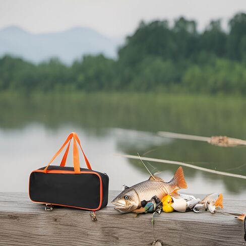 حقيبة صيد محمولة، حقيبة تخزين لأدوات الصيد وحقيبة تخزين منظمة بسحاب للإغلاق لعشاق الهواء الطلق in Kuwait