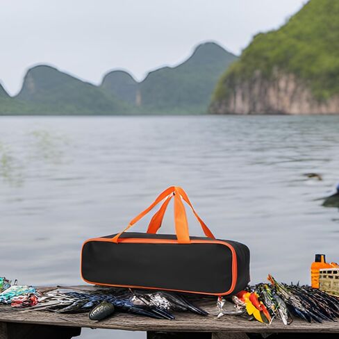 حقيبة صيد محمولة، حقيبة تخزين لأدوات الصيد وحقيبة تخزين منظمة بسحاب للإغلاق لعشاق الهواء الطلق in Kuwait