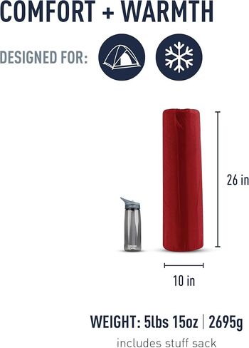Sea to Summit Comfort Plus Self-Inflating Foam 2-Person Camping Mattress, Crimson Red in Saudi Arabia