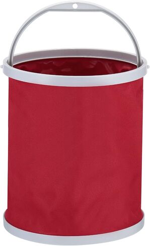 PATIKIL Collapsible Bucket, Folding Bucket Portable Foldable Water Container with Handle for Camping Fishing in Saudi Arabia