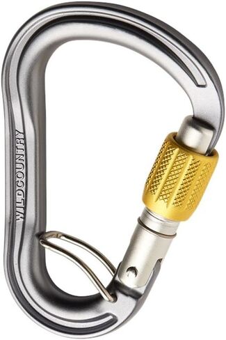 Wild Country Xenon Rock Climbing Carabiner - Lightweight Aluminum Locking Carabiner for Belaying in Saudi Arabia