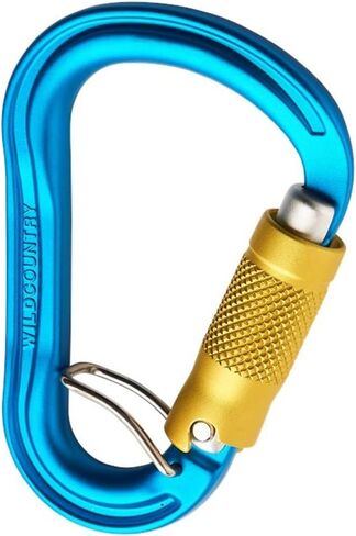 Wild Country Xenon Rock Climbing Carabiner - Lightweight Aluminum Locking Carabiner for Belaying in Saudi Arabia