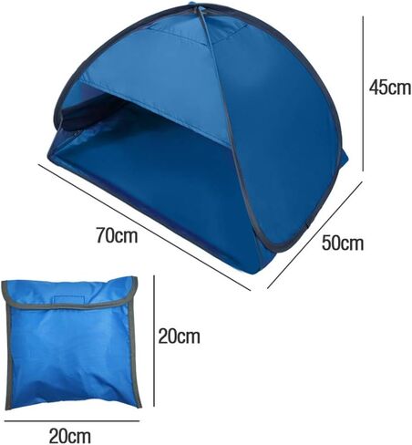 Beach Sun Shelter, Instant Sun Protection Canopy with Zippered, Beach Lounge Chair Boat, Mini Anti-UV Automatic Shade Tent Canopy for Outdoor Beach Picnic Camping(Style:M) in Kuwait