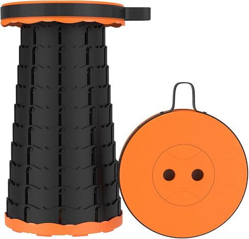Portable Folding Stool Lightweight with Load Capacity 180KG, Retractable Plastic Foldable Collapsible Stool for Camping Fishing Hiking BBQ Outdoors Indoors Kitchen (Blue) in Saudi Arabia