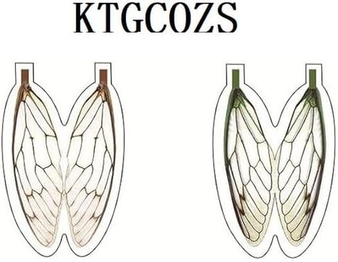 pack of 36 Realistic Fly Tying Wings Pre-cut cicada Stonefly Wings Fishing Baits DIY Fly Tying material in Saudi Arabia