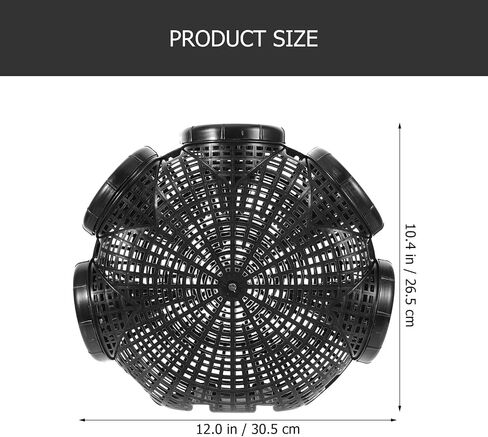 Baluue Fishing Bait Traps Plastic Crawfish Net Cage Minnow Traps Crawdad Shrimp Bait Nets for Crab Lobster in Saudi Arabia