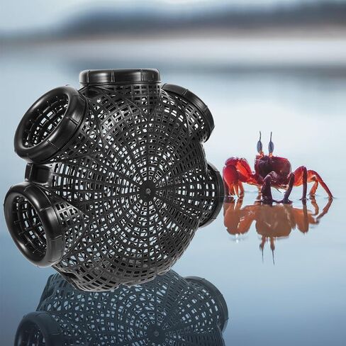 Baluue Fishing Bait Traps Plastic Crawfish Net Cage Minnow Traps Crawdad Shrimp Bait Nets for Crab Lobster in Saudi Arabia
