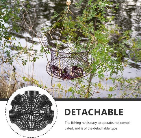 Baluue Fishing Bait Traps Plastic Crawfish Net Cage Minnow Traps Crawdad Shrimp Bait Nets for Crab Lobster in Saudi Arabia