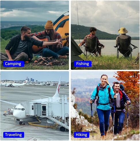 2 Pack Inflatable Pillow - Ultralight Inflatable Camping Travel Pillow, Neck Lumbar Support, Apply to Travel, Camping (14 x 9 Inch, Blue) in Saudi Arabia