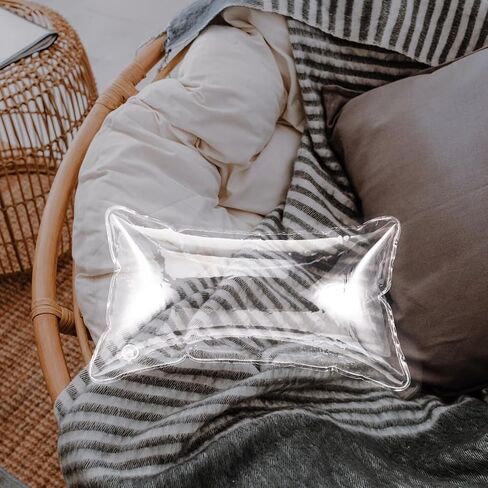 وسادة سفر قابلة للنفخ من ياردوي، وسادة هوائية صغيرة محمولة وشفافة لحقيبة الظهر، وسادة للرقبة والرأس القطني، وسادة نفخ للتخييم والتنزه في المنزل والمكتب والنوم in Kuwait