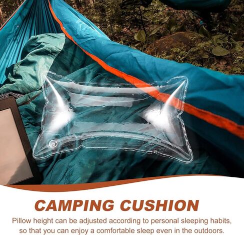 وسادة سفر قابلة للنفخ من ياردوي، وسادة هوائية صغيرة محمولة وشفافة لحقيبة الظهر، وسادة للرقبة والرأس القطني، وسادة نفخ للتخييم والتنزه في المنزل والمكتب والنوم in Kuwait