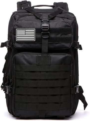 Thuram 45L Sturdy Nylon Waterproof Fishing Hunting Backpack Outdoor Military Rucksacks Tactical Sports Camping Hiking (ACU) in Saudi Arabia