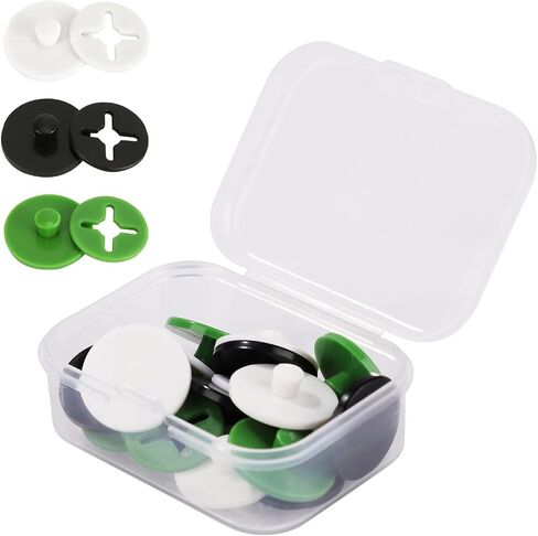 12pcs Running Bib Clips, 3 Colors Race Bib Holder Race Number Buckle Racing Bib Fixing Clips Bib Fasteners for Runners Marathon Track Field Event (Black, White, Green) in Saudi Arabia