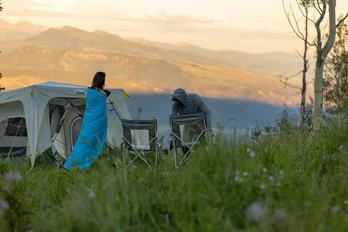 بطانية CORE يمكن ارتداؤها للاستخدام الخارجي | معدات تخييم مثالية للسفر والنزهات ورحلات الشاطئ والحفلات الموسيقية | تصميم لحاف قابل للتعبئة وقابل للغسل في الغسالة مقاس 70 بوصة × 58 بوصة in Kuwait