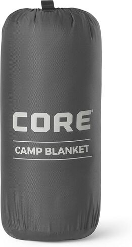 بطانية CORE يمكن ارتداؤها للاستخدام الخارجي | معدات تخييم مثالية للسفر والنزهات ورحلات الشاطئ والحفلات الموسيقية | تصميم لحاف قابل للتعبئة وقابل للغسل في الغسالة مقاس 70 بوصة × 58 بوصة in Kuwait