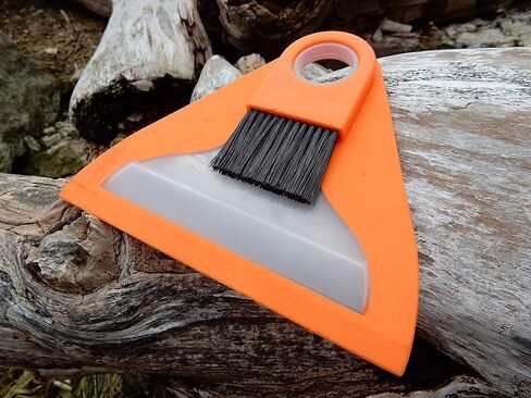 مجموعة مسح مضغوطة من ust FlexWare مع فرشاة وDPan وحلقة تسلق لتنظيف الفوضى الصغيرة في موقع المخيم أو النزهة أو الأنشطة الخارجية الأخرى، برتقالي، مقاس واحد (20-12235) in Kuwait
