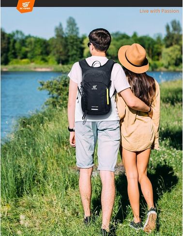 SKYSPER Small Hiking Backpack 15L Lightweight Travel Daypack for Camping Travelling Breathable Walking Daybag for Women Men in Saudi Arabia