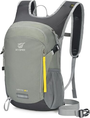 حقيبة ظهر صغيرة للمشي لمسافات طويلة من SKYSPER سعة 15 لتر خفيفة الوزن للسفر والتخييم والسفر حقيبة نهارية للمشي قابلة للتنفس للنساء والرجال in Kuwait