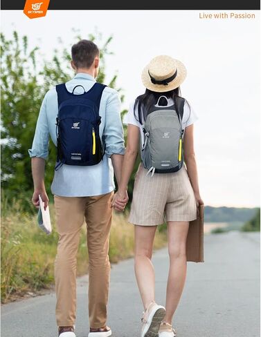 حقيبة ظهر صغيرة للمشي لمسافات طويلة من SKYSPER سعة 15 لتر خفيفة الوزن للسفر والتخييم والسفر حقيبة نهارية للمشي قابلة للتنفس للنساء والرجال in Kuwait