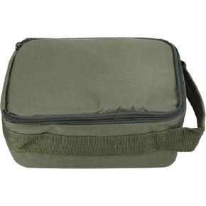 Alomejor Fishing Reel Bag Portable Outdoor Fishing Reel Gear Storage Bag 4?Layer Handheld Fishing Tackle Zipper Organizer Case