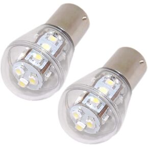 HQRP 2-Pack Headlight LED Bulb compatible with 925-0963 725-0963 1772001 725-0963P 725-0963 Ryobi 13AD678G034 13AN688G034, Yard Machines 13AC762F000 (2008) Lawn Tractor Headlamp