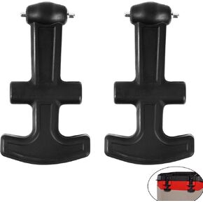 (2-Pack Universal T-Latch Handle Cooler Lid Replacement Kit for BMX and Overland 25-72 Qt Coolers, and More Premium Durable Rubber Latches Cooler Replacement Parts