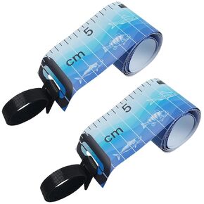 Foldable Fishing Tape Measure Portable Waterproof Fishing Length Ruler Fish Measurement Tool for Fishing Boats Coolers Kayaks Saltwater Freshwater 90cm