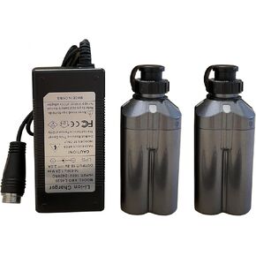 【2PCS BM2500/BM2300】 Fishing Reel Battery 【1 RB-CC4002】 Adapter Charger Combo Replacement for Shimano BeastMaster 9000 for Daiwa BM2300 BM2900 BM2500 Electric Fishing Reel