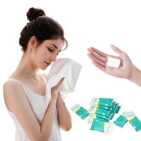 Thicken Compressed Towels Tablets, Large Compressed Bath Towel 9.5x12", Disposable Bath Towels For Travel,Compressed Towel Tablets (20 Count)