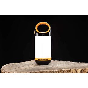 Everbrite E041010 LED Camping Lantern & Flashlight Combo, 3 Mode Camping Lantern Set, Button Glow in Dark, 300 Lumen, SOS Flashing Strobe, Plastic Construction, (4 AA) Batteries Included (Single Pack)