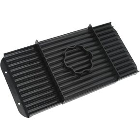 Fishing Bait Rolling Plate, ABS Plastic Black Portable Bait Roll Board, Designed for Fishing