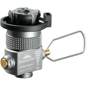 CAMPINGMOON Butane to Isobutane Gas Canister Refill Adapter Screw Lindal Valve Camping Stove Adapte