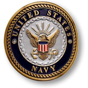 U.S. Navy Hiking Stick Medallion